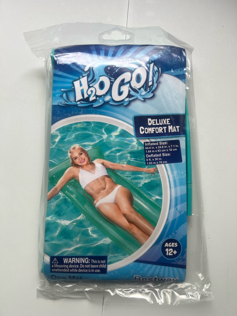 H2OGO! Deluxe Inflatable Pool Mat, Assorted